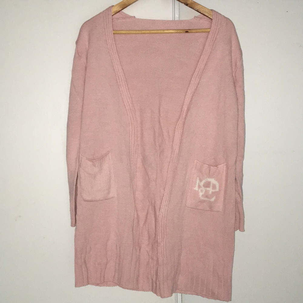 Pink Knit Cardigan